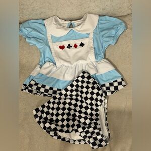 ONLY LITTLE ONCE ALOCE IN WONDERLAND SWIMSUIT 12/14 NWOT